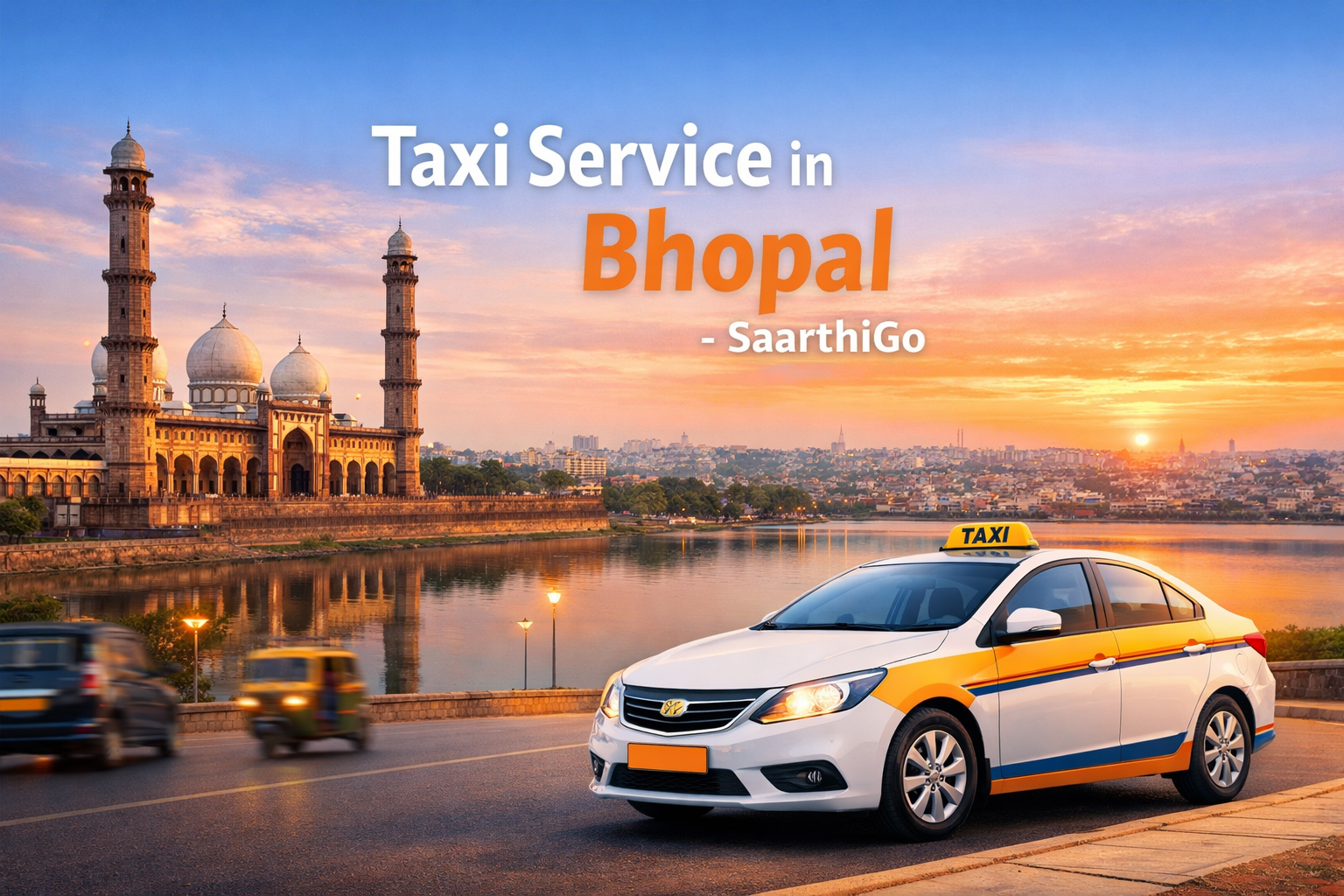 Bhopal taxi service, local and outstation cab booking by SaarthiGo